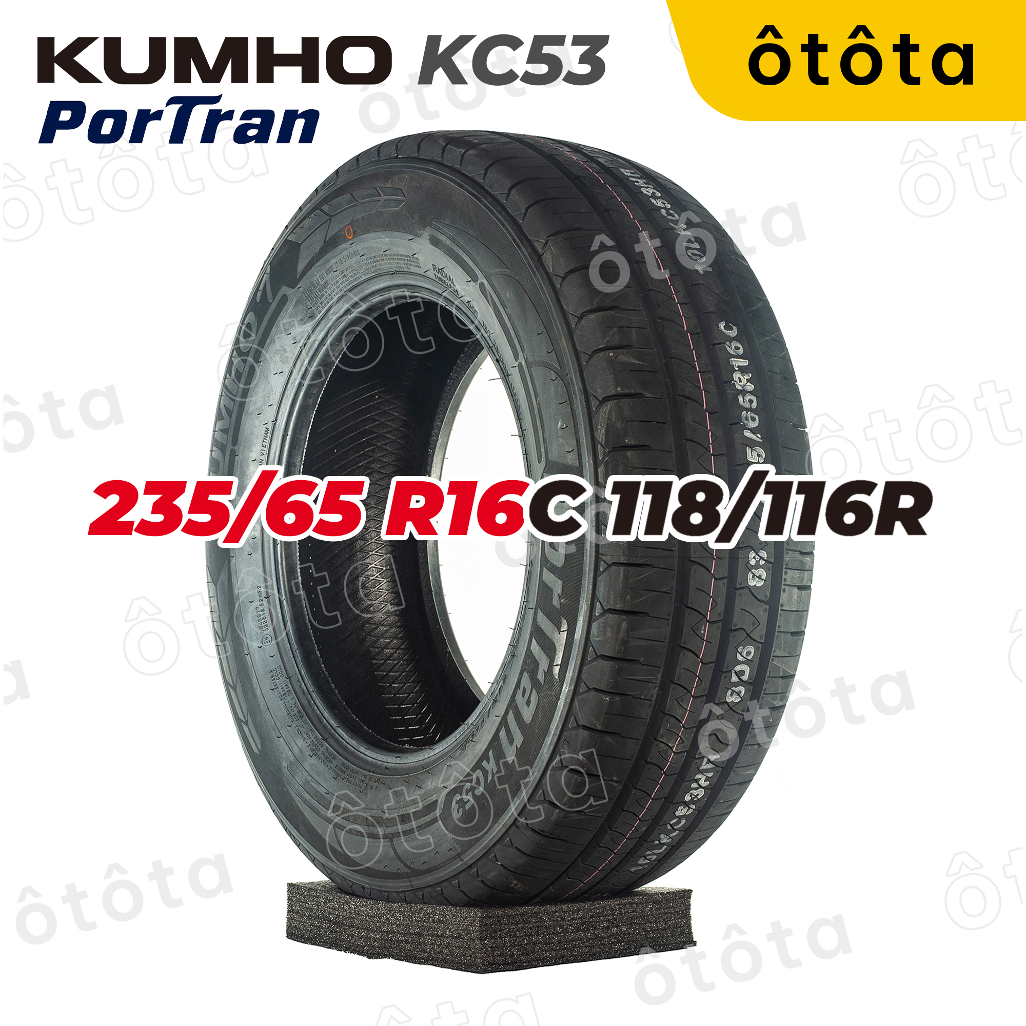 Lốp Kumho 235/65 R16C 118/116R VN KC53 10PR