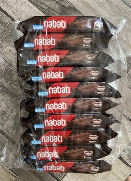 Lốc 10 gói bánh Nabati socola ( Đen )