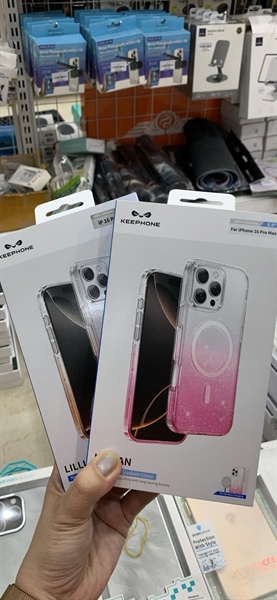 Ốp iPHONE 16 Pro Max 6.9 KEEPHONE Nhũ