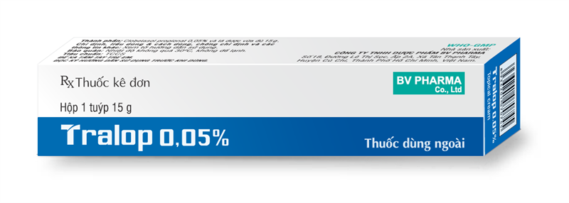 Tralop clobetasol 0,05% BV Pharma (T/15gr)