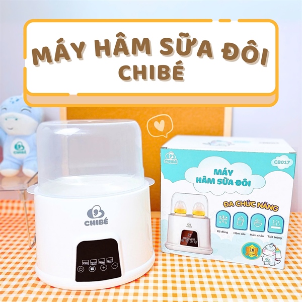 Máy hâm sữa đôi đa chức năng Chibe