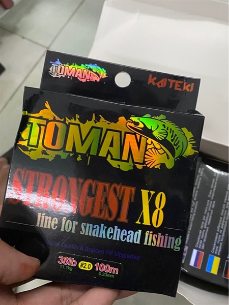 Dây lure Toman 2.0 ( mẫu cũ ) 100m