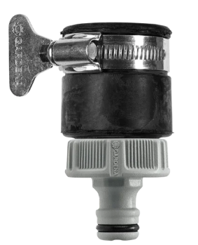 Round Tap Connector for taps without thread with outside diameter 15 - 20 mm