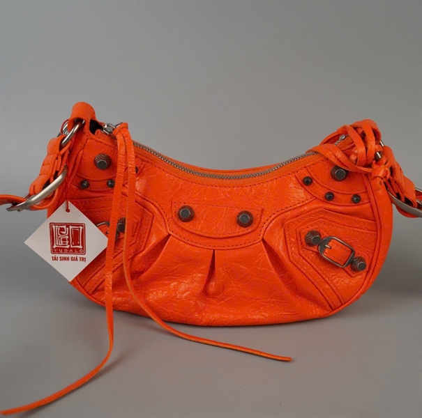 Túi Balenciaga Le Cagole cam kèm gương + ví sz21 (BMC) KG+