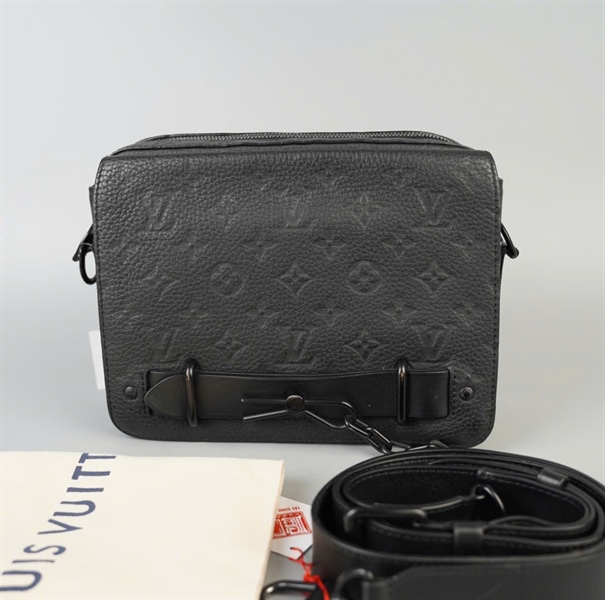 Túi LV Steamer da bê hoa đen sz23 (BMC) KG+