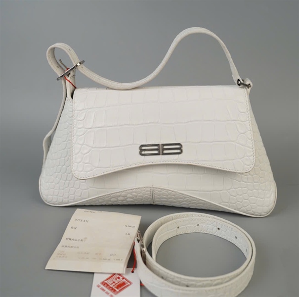 Túi Balenciaga trắng sz30 (BMC) KG+