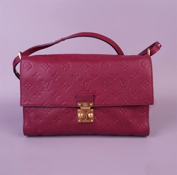 Túi LV Fascinante da bê hồng tím sz26 (BMC) KG+