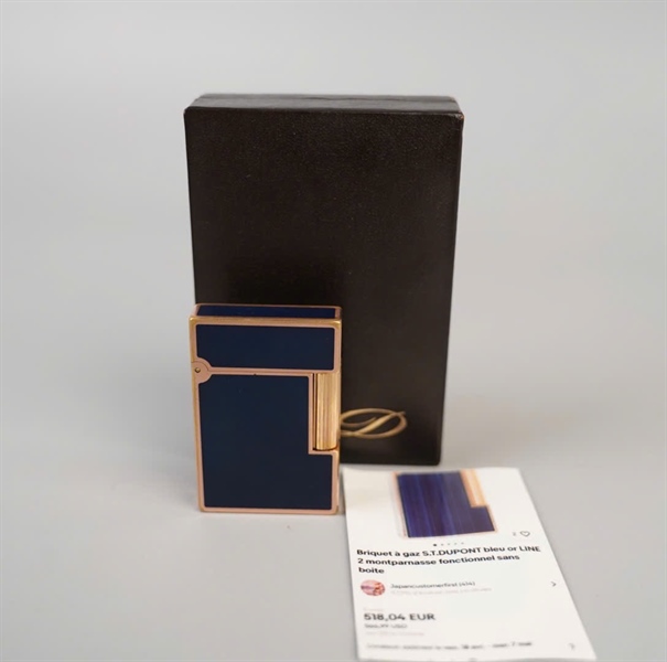 Bật lửa S.T Dupont xanh (83AJK70) KG+