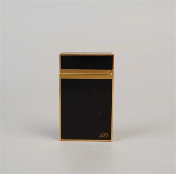 Bật lửa S.T Dupont vàng đen đính đá (10GED37) KG+