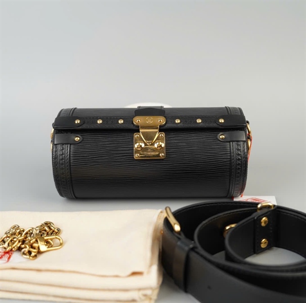 Túi LV Papillon trunk đen 2 strap sz20 (BMC) KG+