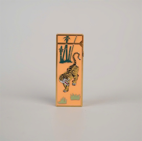 Bật lửa Dunhill cam hình hổ (RE24163) KG+