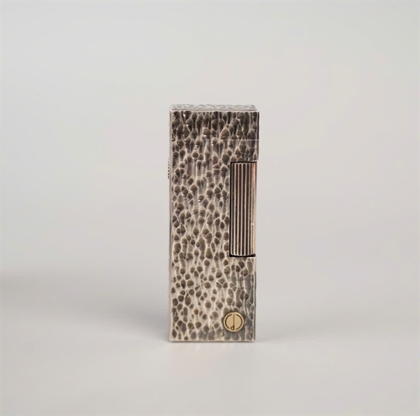 Bật lửa Dunhill bạc khắc chìm KG+