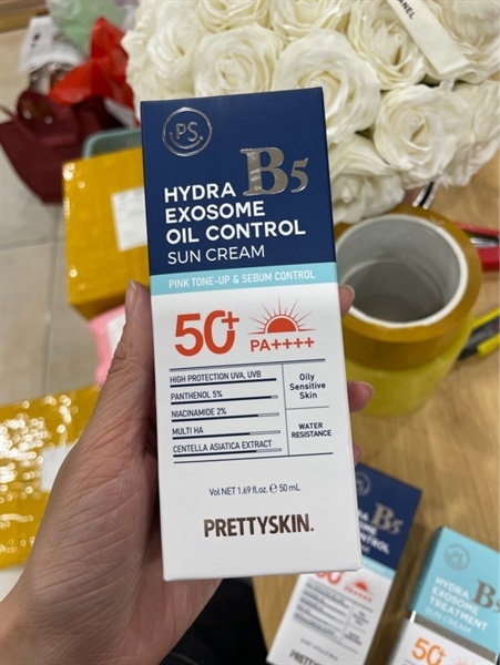 Kem chống nắng B5 Prettyskin dành cho da dầu