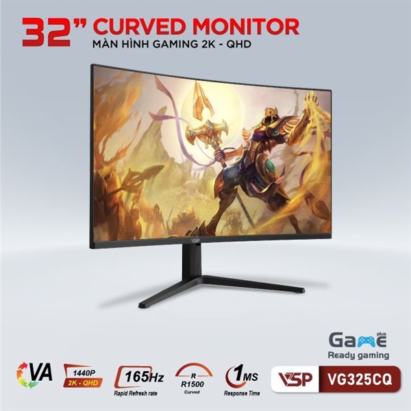 Màn hình cong Gaming VSP VG325CQ 2K 165Hz