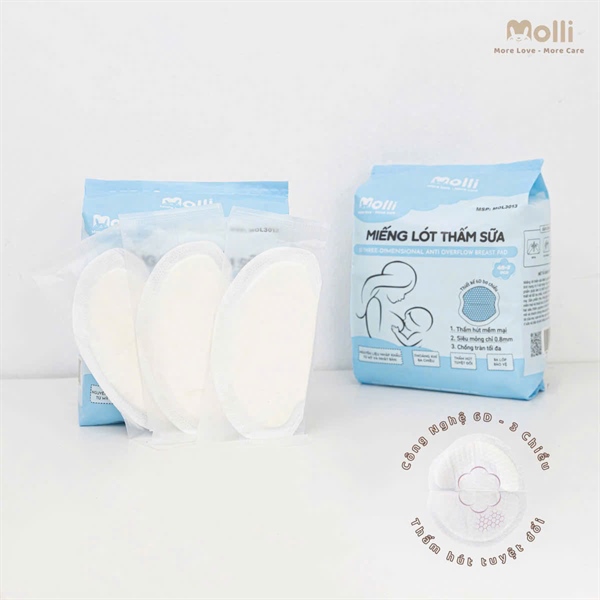 Miếng lót thấm sữa Molli