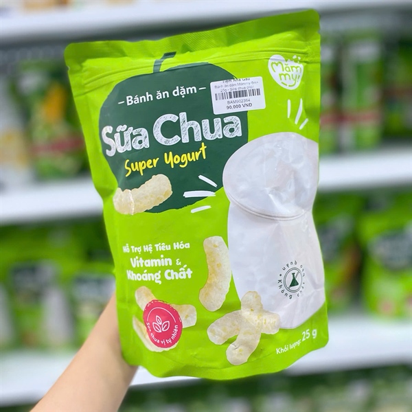 Bánh ăn dặm Mămmy 6M+ 25g Sữa chua