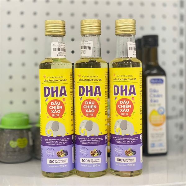 Dầu chiên xào DHA 6M+ 250ml