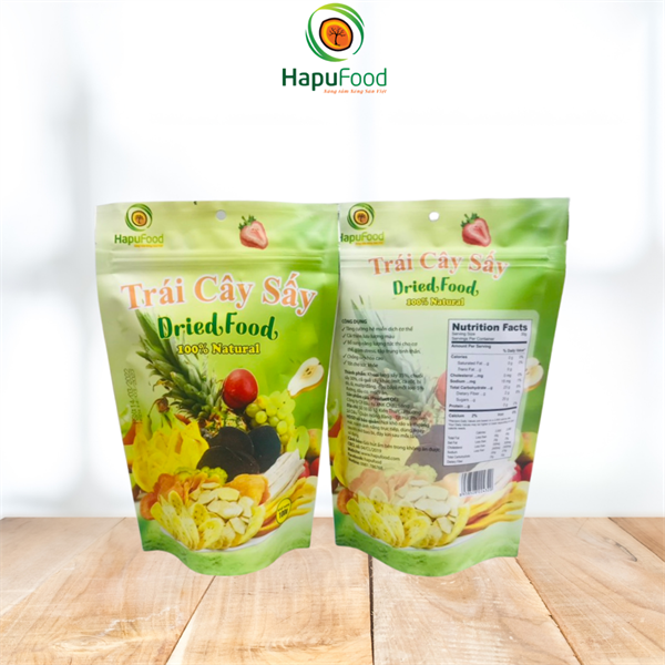Trái cây sấy HAPUFOOD gói 100g
