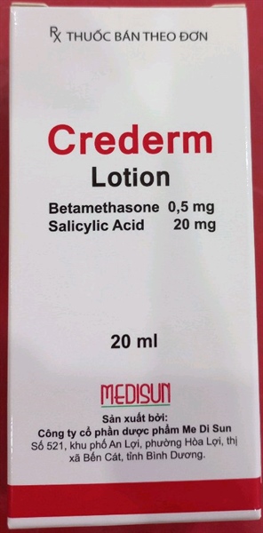 Crederm Lotion 20ml (H*1lọ*20ml) - DP Me Di Sun (GSV)