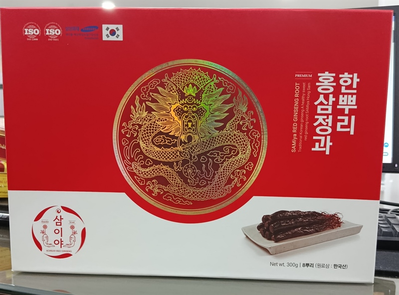 Hồng sâm củ Samiya (Hộp 8 củ) - Korea