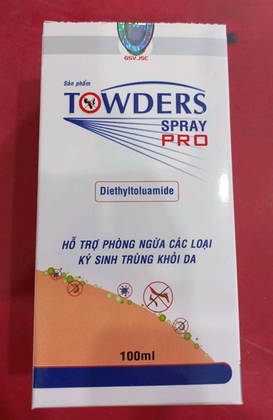 Towders spray 100ml (Hỗ trợ làm sạch các loại ký sinh trùng khỏi da) - Oceanpharma 2