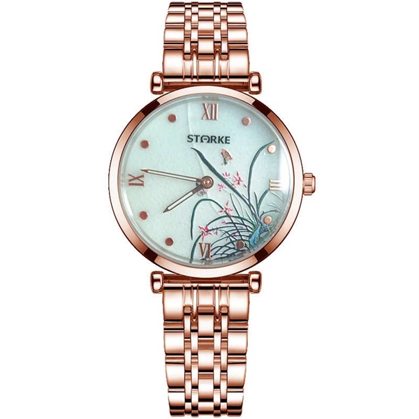 Đồng Hồ Phong Thủy Nữ STARKE SK102AL Hoa Cỏ