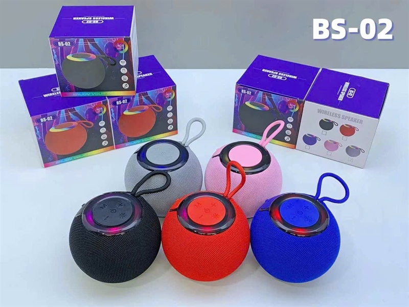 Loa bluetooth Mini Tròn có led (BS02)