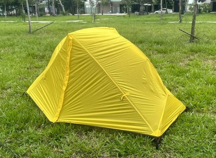 Lều cắm trại 1 người Mono Pole khung sợi thủy tinh