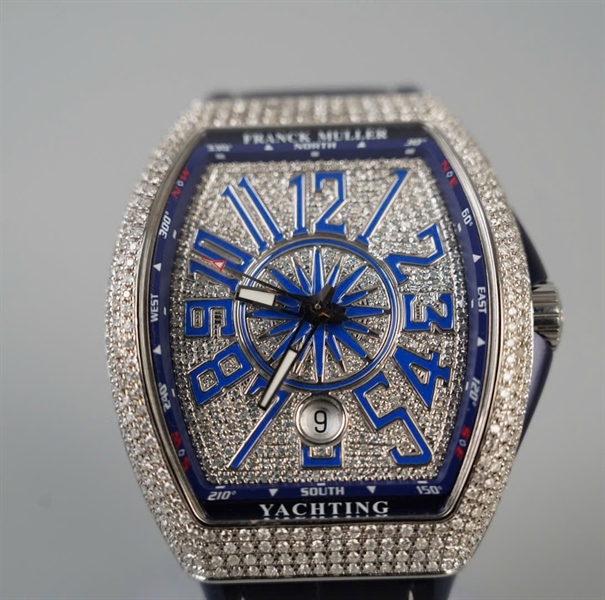 Đồng hồ Franck Muller V41 (41x55mm) xanh đen (no2010) (HC) KG+