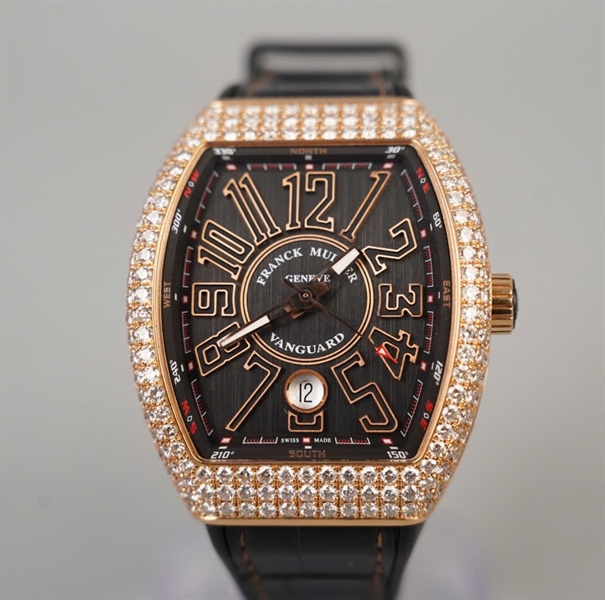 Đồng hồ Franck Muller V41 (41x55mm) zin đen (NO027) (HC) KG+