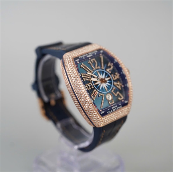 Đồng hồ Frank Muller V41 (41x55mm) xanh đen (NO268) (HC) KG+