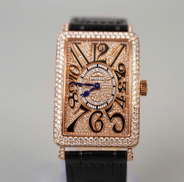 Đồng hồ Franck Muller Long Island đen (NO242) (HC) KG+ 26x36mm