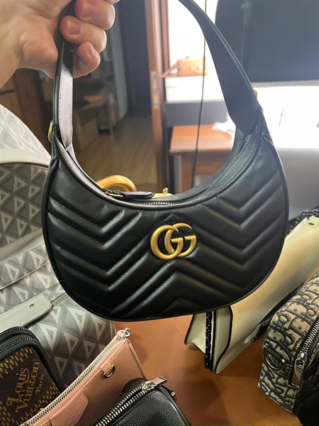 Túi GG kẹp nách đen sz20 (BQ) KG+