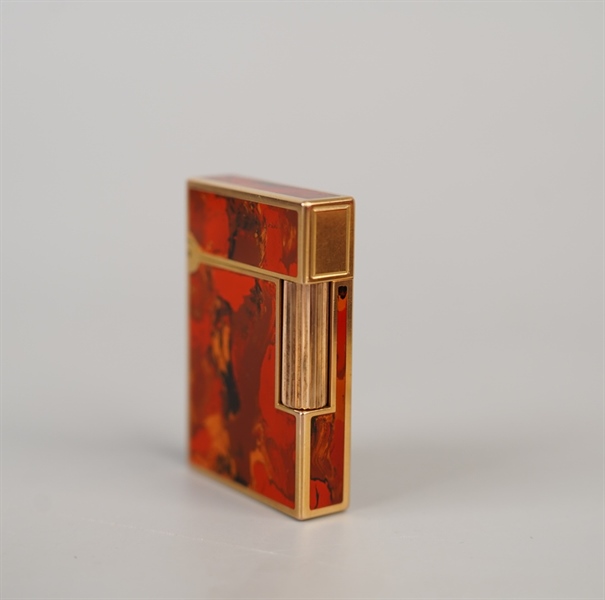 Bật lửa S.T Dupont đỏ họa tiết (ORCG64) KG+