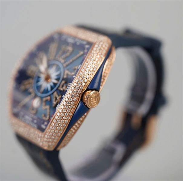 Đồng hồ Frank Muller V41 (41x55mm) xanh đen (NO268) (HC) KG+