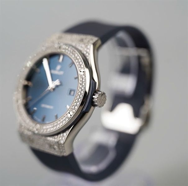 Đồng hồ Hublot Classic Fusion sz42 xanh đen (1097149) (HC) KG+