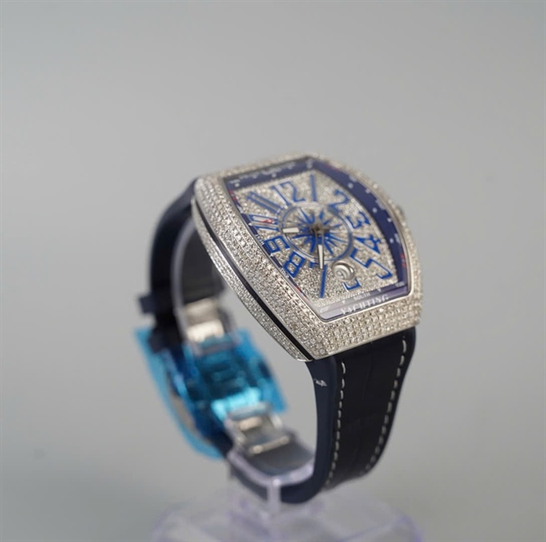 Đồng hồ Franck Muller V41 (41x55mm) xanh đen (no2010) (HC) KG+