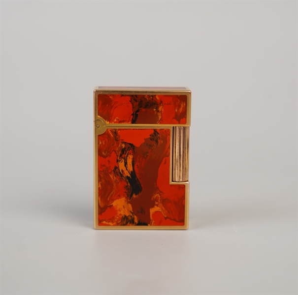 Bật lửa S.T Dupont đỏ họa tiết (ORCG64) KG+