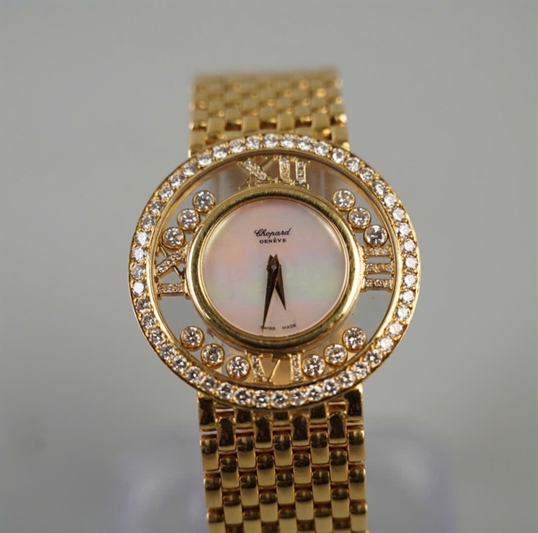 Đồng hồ Chopard Happy Diamond vàng (2484491127) (HC) KG+