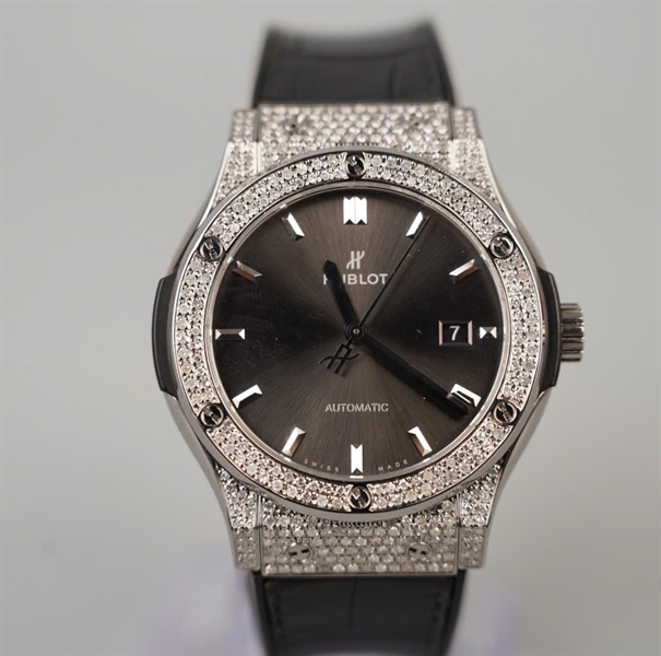 Đồng hồ HUBLOT Classic Fusion sz42 đen (1395376) (HC) KG+