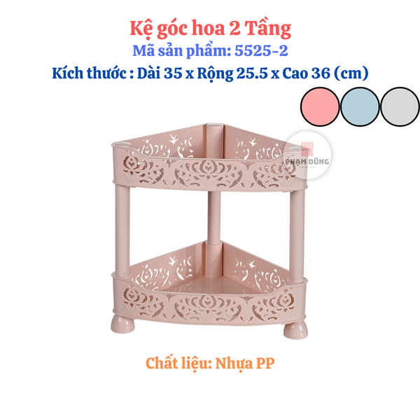 Kệ góc hoa 2T