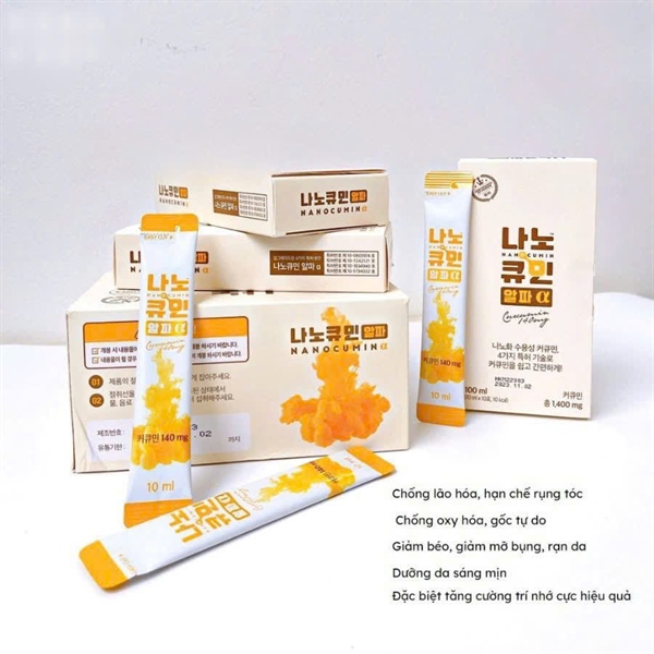 Nghệ nanocumin alpha 나노큐민 30 gói