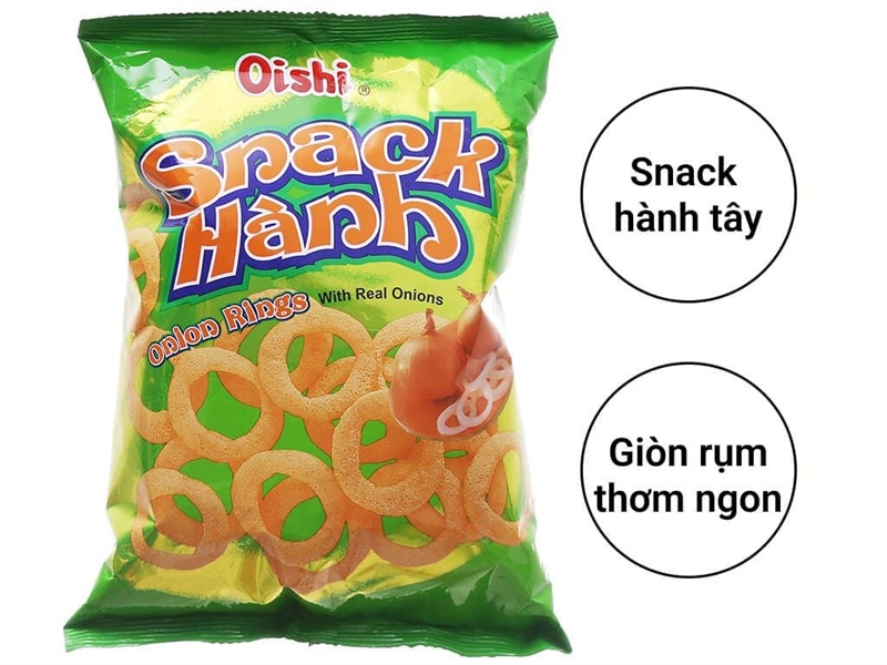 Bim Bim oishi Snack hành bịch 10 gói