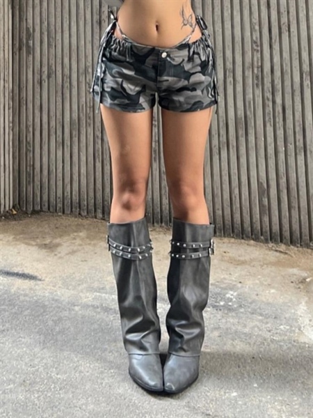 TWENTI Short Kaki Camo Đáy Ngắn - CAMO NÂU - 1