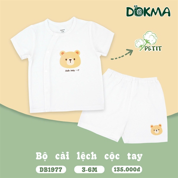 DB1977 - 3M/6M Bộ cài lệch cộc