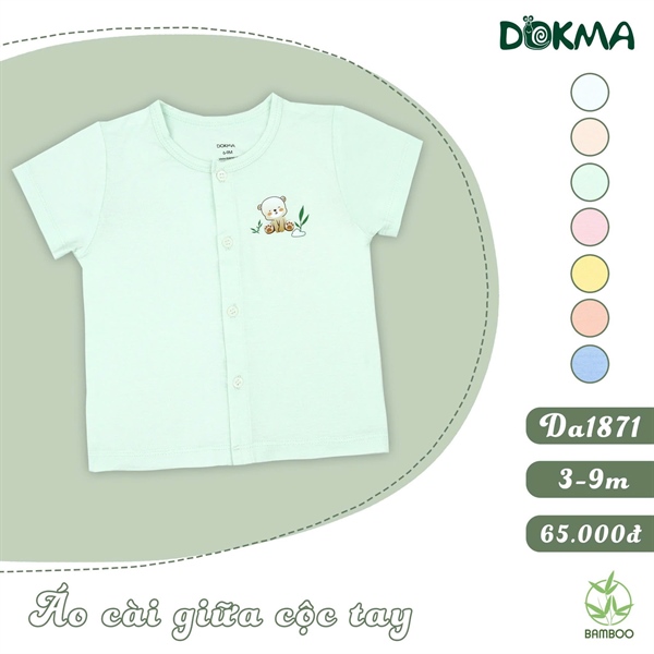 DA1871 - 3M/9M Áo cài giữa cộc