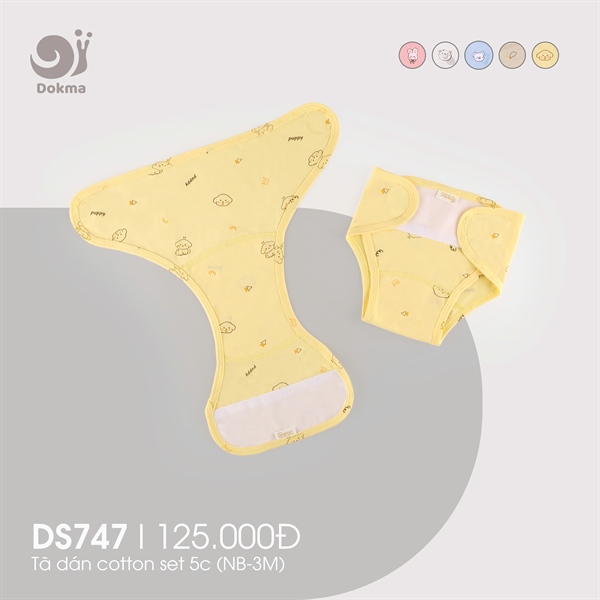 DS747 - NB/3M Tả dán Cotton