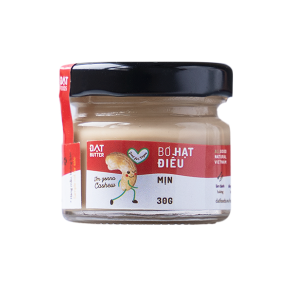 Bơ hạt điều MỊN Đạt Food 30g (hũ)
