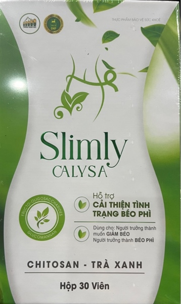 Viên uống Slimly Calysa hỗ trợ cải thiện tình trạng béo phì (Hộp 30 viên) - Tùng Lộc/Trường Thành Phát