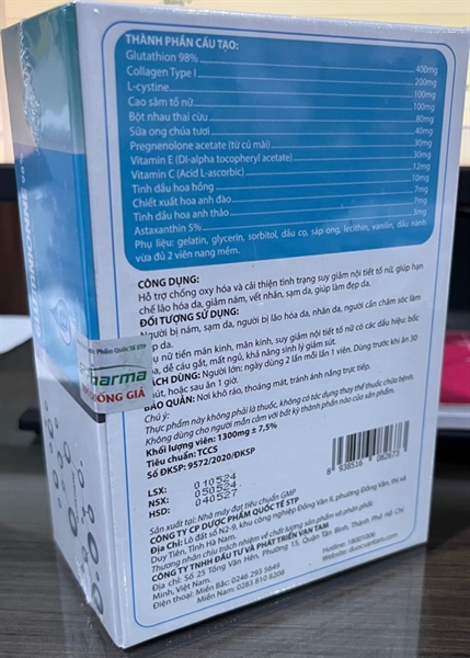 GLUTANIONNE 98% (Hộp 30 viên) - Quốc tê STP/Vạn Tam 2